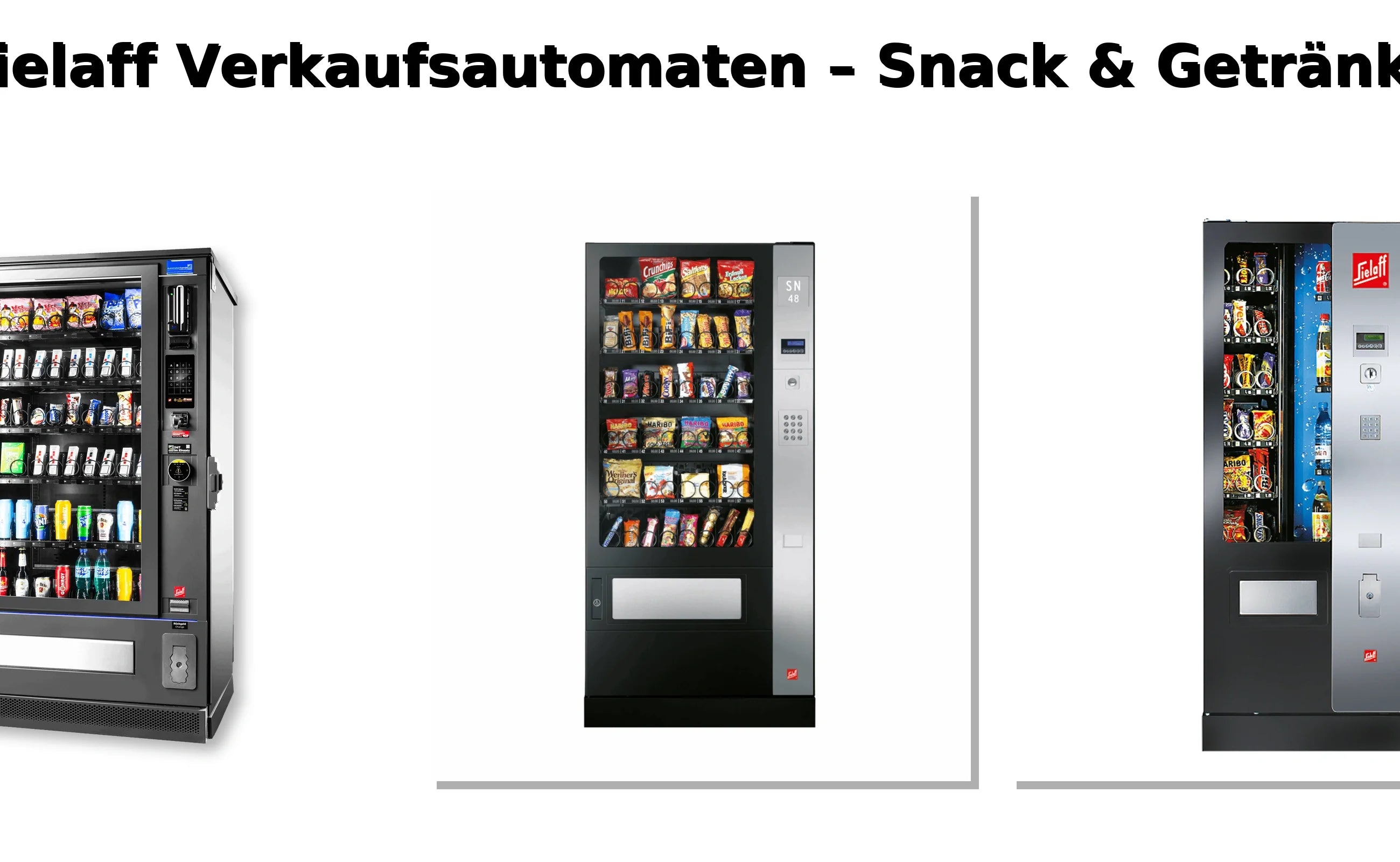 Sielaff Automaten – hochwertige Snack- & Getränkeautomaten