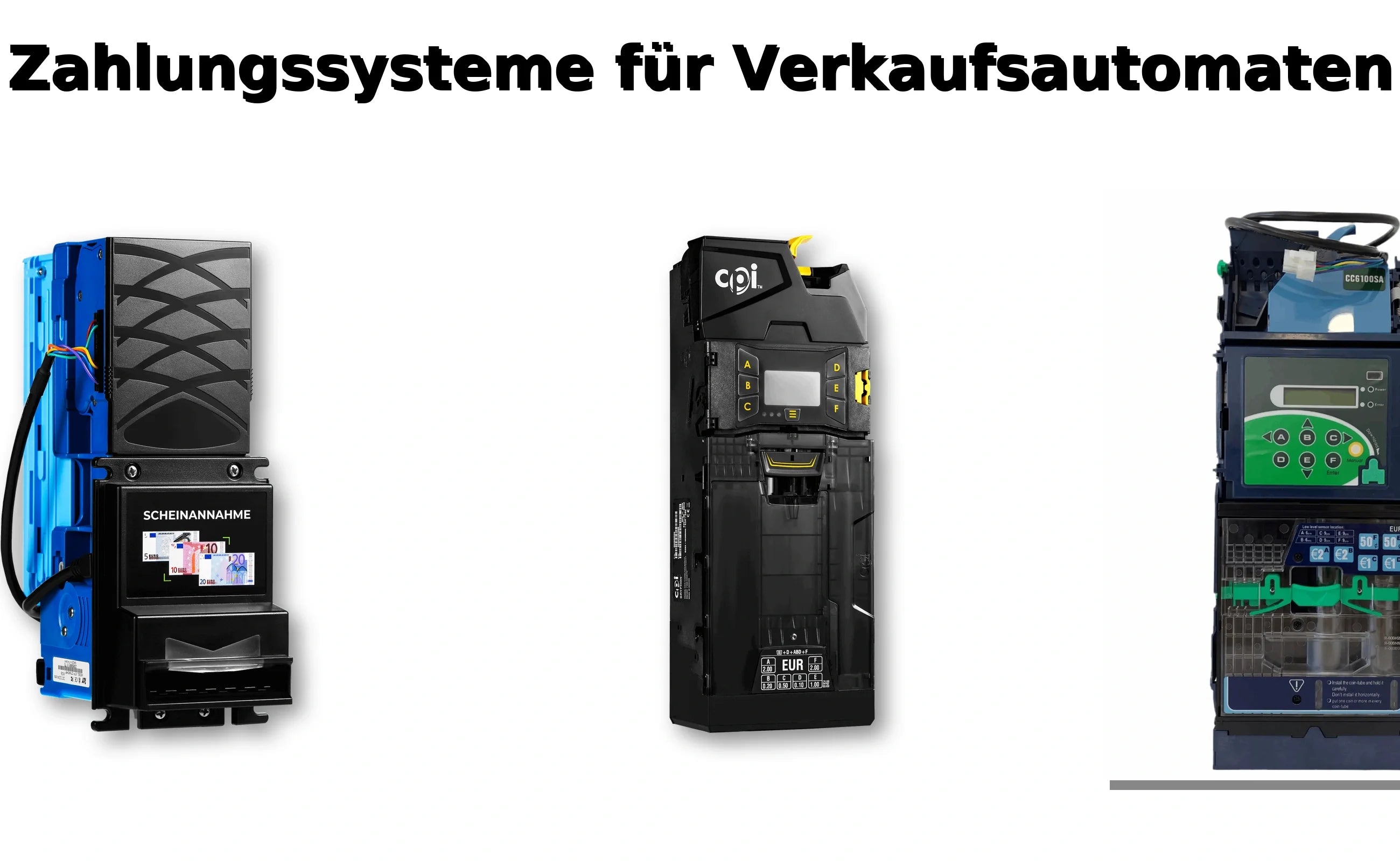 Zahlungssysteme für Verkaufsautomaten – Automatenhandel24