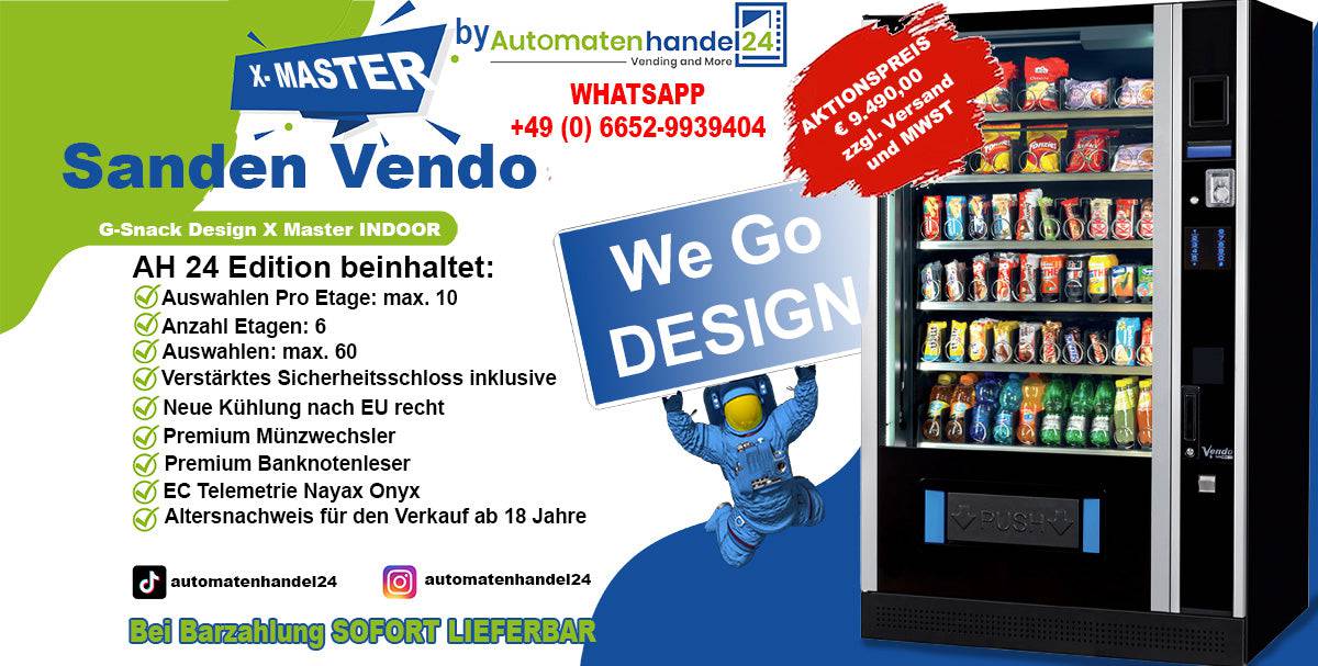 Sanden Vendo G-Snack Design X Master - Outlethandel24