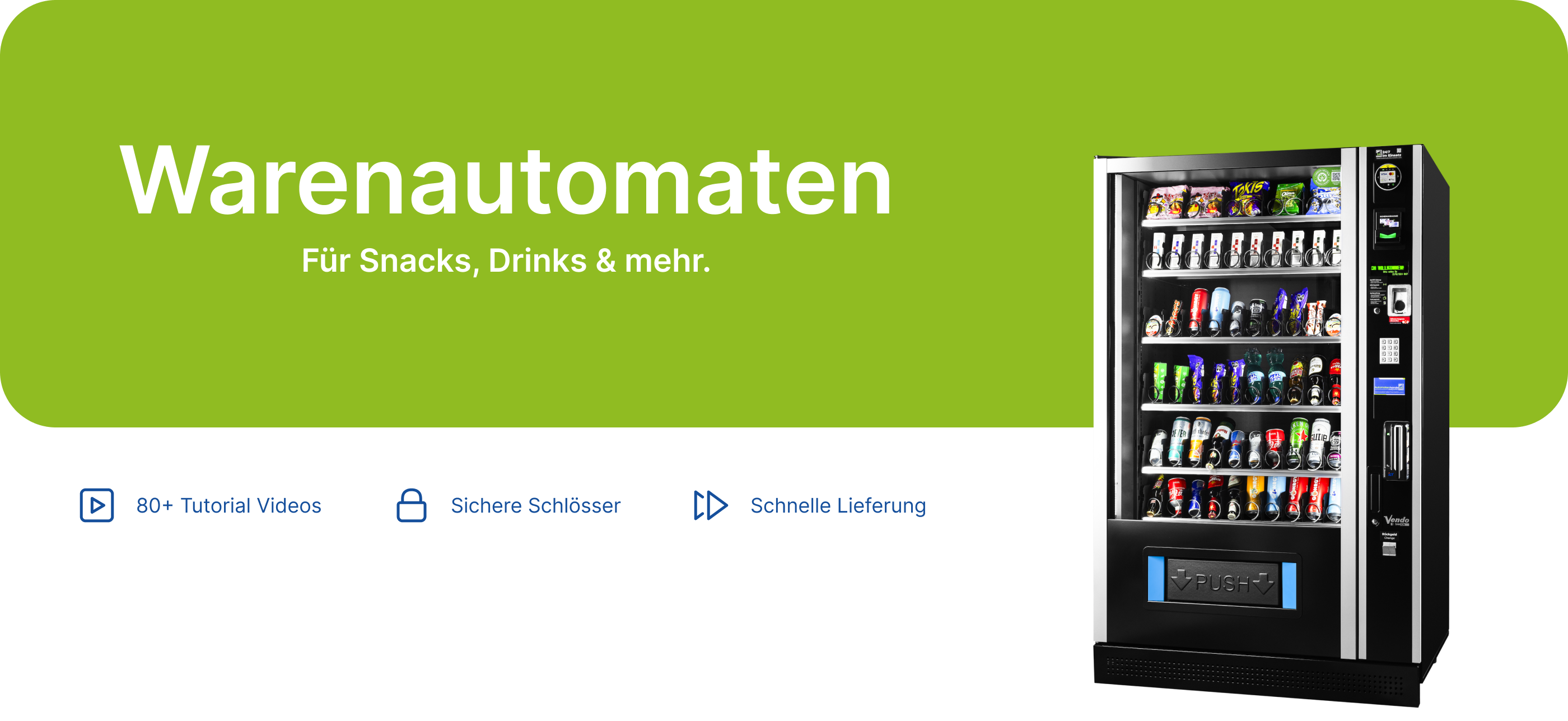 Automatenhandel24 Banner Bild, Profi für Automatenzubehör, verkauft Zubehör für Automaten, Sanden Vendo Spirale und Ersatzspirale, Verkaufsautomaten, Warenautomaten, Getränkeautomaten, Snackautomaten, G-Snack und G-Drink Experten