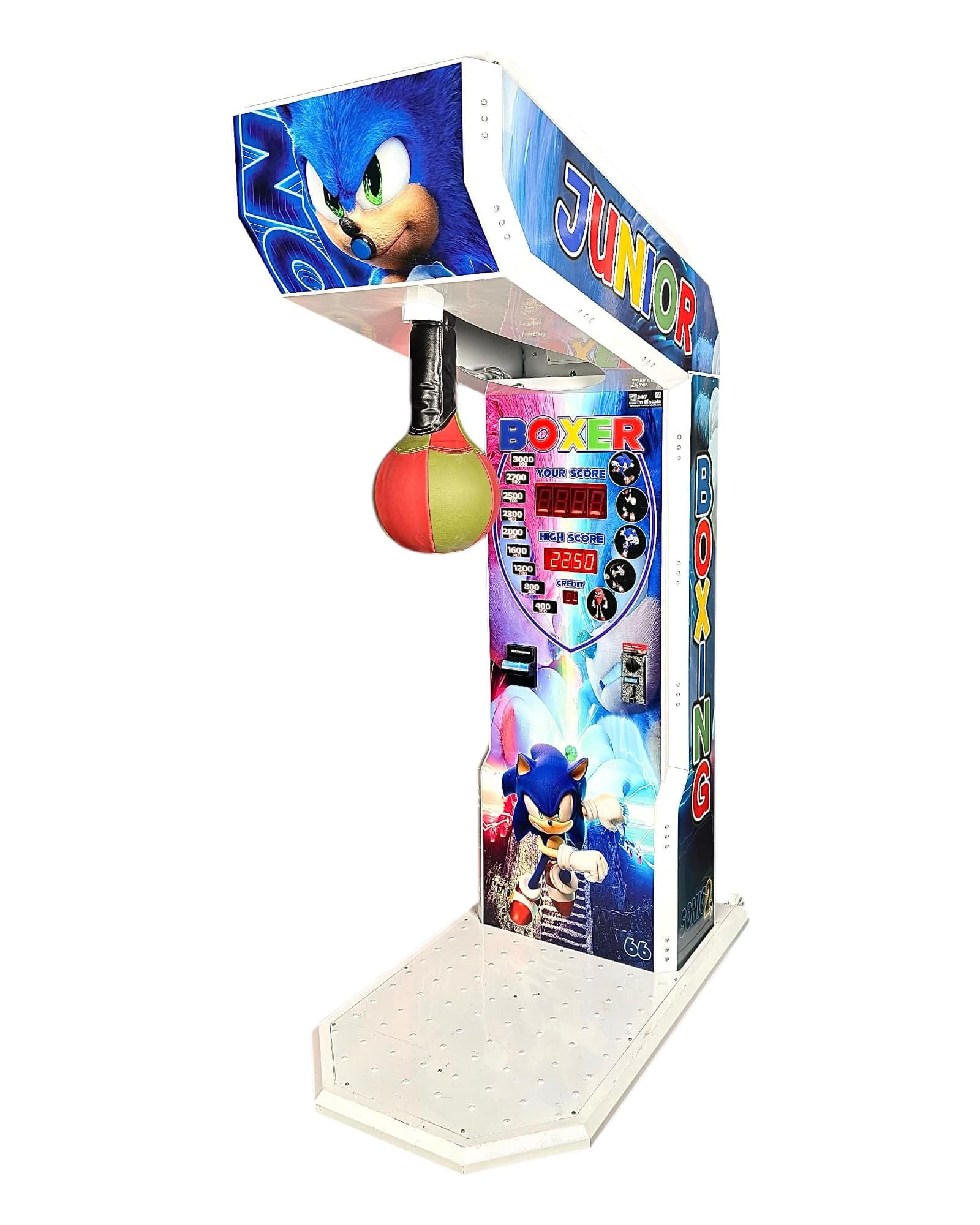 Kinderboxautomat – Unterhaltungsautomat mit Boxsack und LED für Spielspaß und Bewegung - Outlethandel24